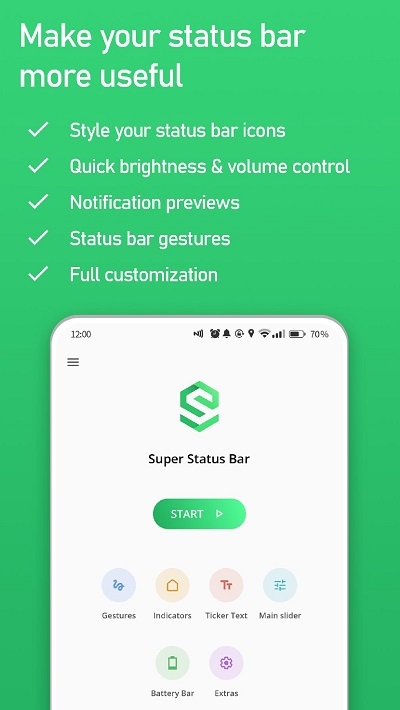 超级状态栏Super Status Bar
